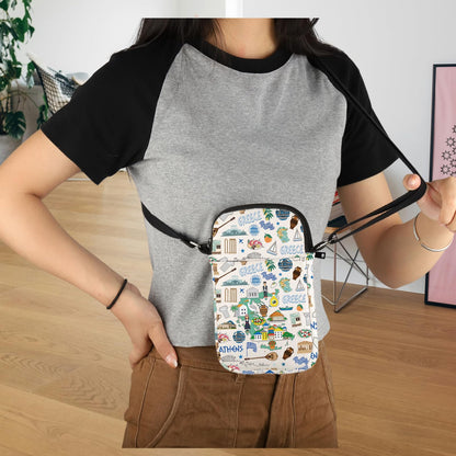 Greek Theme Travel Gift Greece Trip Crossbody Bag Greece Honeymoon Gift