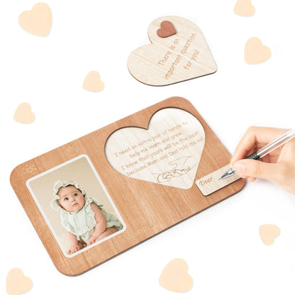 Godparents Proposal Gift Picture Frame, Will You Be My Godparents Photo Frames Announcement Baptism Christmas Christening Gift from Godchild