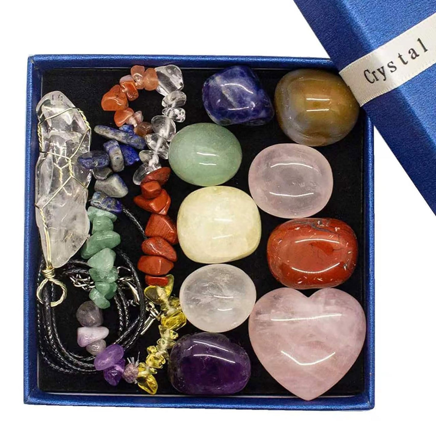 Crystals and Healing Stones, Healing Crystals, Chakra Stones,Crystals and Stones, Healing Crystals and Stones, Crystal Set, Crystal Gift Box