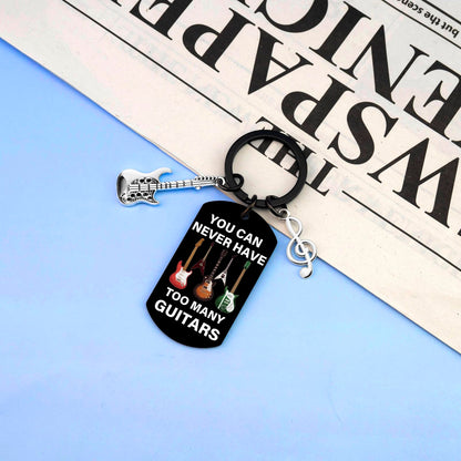 Guitar Gifts for Men Music Gift for Women Guitar Keychain Guitar Accessories Gift for Men Cool Gifts for Music Lovers Guitars Stuff Presents for Musicians