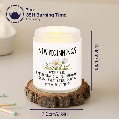 Afterprints Scented Candles - Divorce Gifts for Women, Break Up, Farewell Gifts for Friends Bestie Sister, Divorce Party Decorations, Coworker Leaving Gift