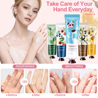 10 Pack Hand Cream Gift Set,Mothers Day Gifts,Moisturizing Hand Lotion Travel Size for Dry Hands,Birthday Gifts for Women&Teen Girls,Teacher Appreciation Gifts,Nurses Week Gifts, Mini Bulk Gifts