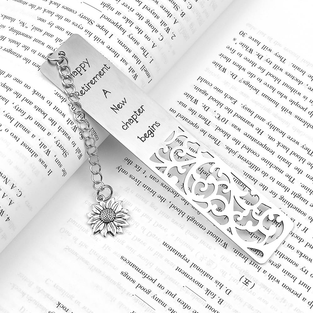 Quimoy Happy Retirement Bookmark for Women, Retirement Gift for Woman Coworker Employee Boss Leader Friends Retired Teacher Nurse, Going Away Gifts for Colleagues, Retirement Gifts for Women 2026