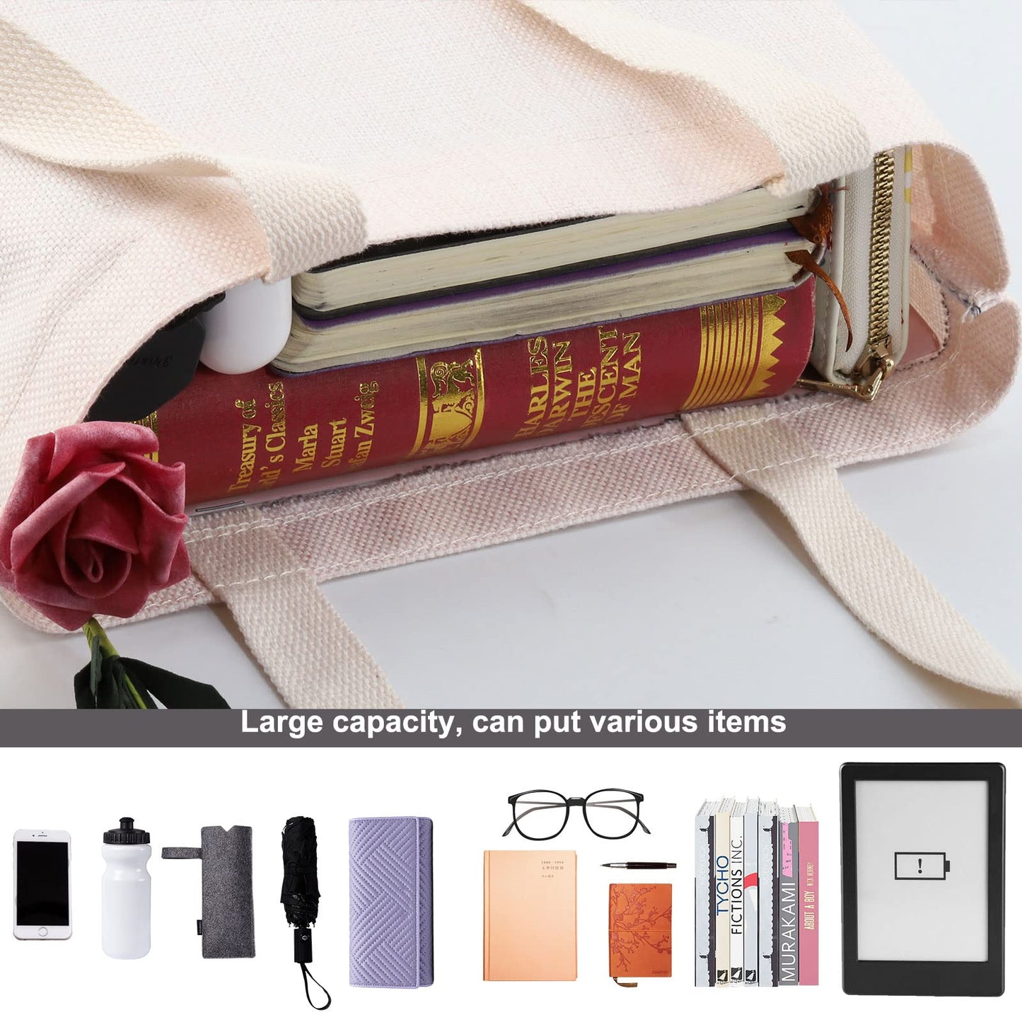 BWWKTOP Lunch Lady Tote Bag Lunch Workers Appreciation Gift Lunch Lady Shoulder Bag Lunch Mom Merch