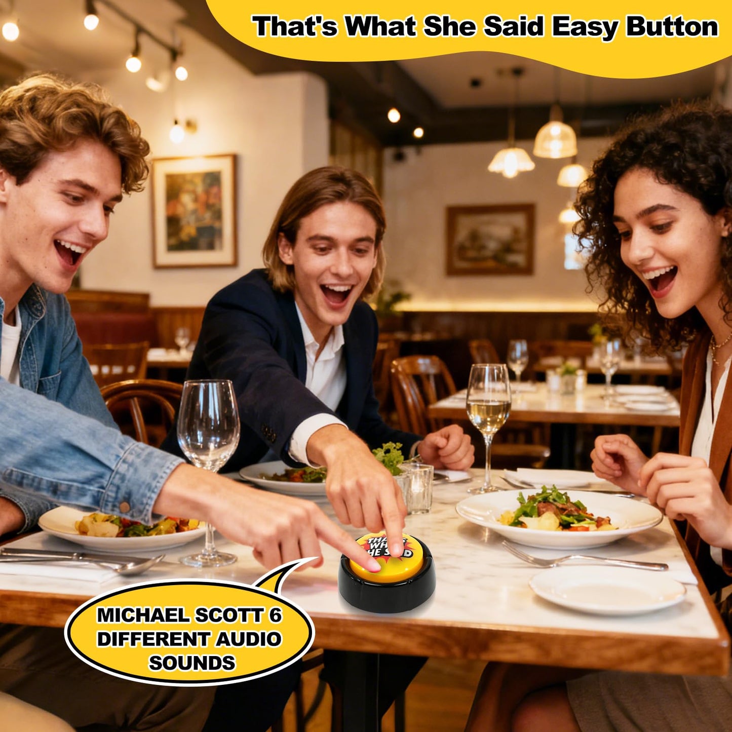 That's What She Said Easy Button,Michael Scott Voice,Funny The Office Gifts,The Office TV Show Merchandise