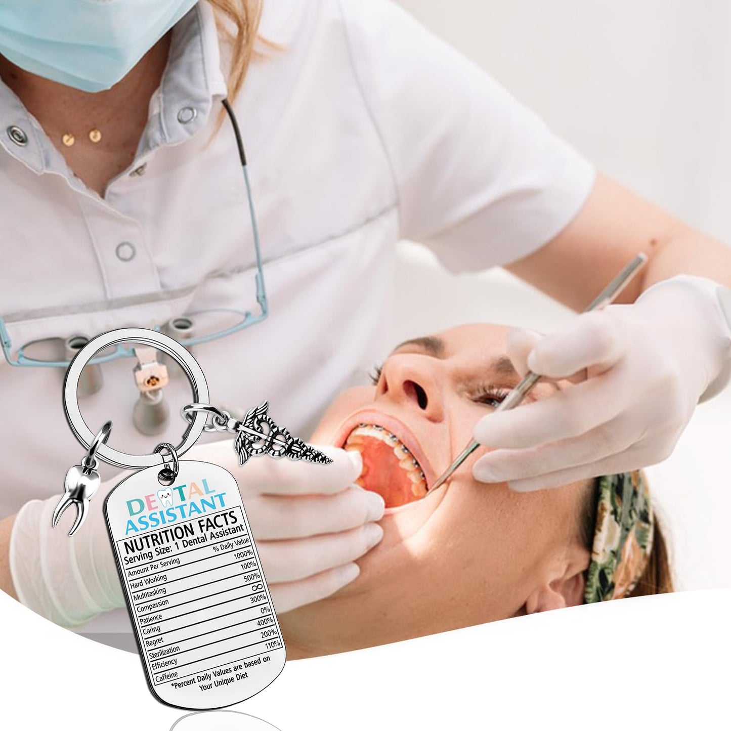 Dental Assistant Gifts For Women Men Dental Hygienist Gifts Dentals Assistant Appreciation Week Accessories Dentist Keychain Gift For Friends Coworkers Birthday Thanksgiving Christmas
