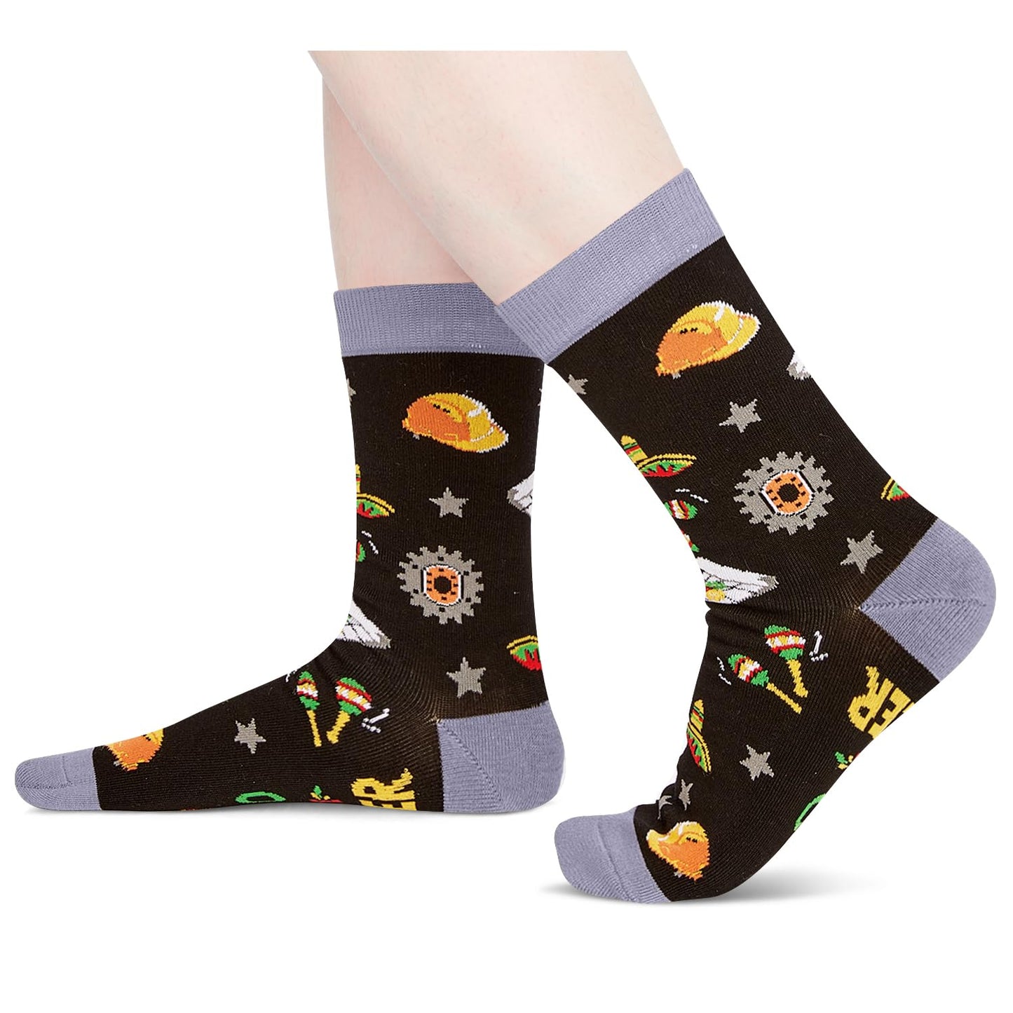 HAPPYPOP Gifts for Coach Boss Cop - Artist Lawyer Police Firefighter Socks for Men Women
