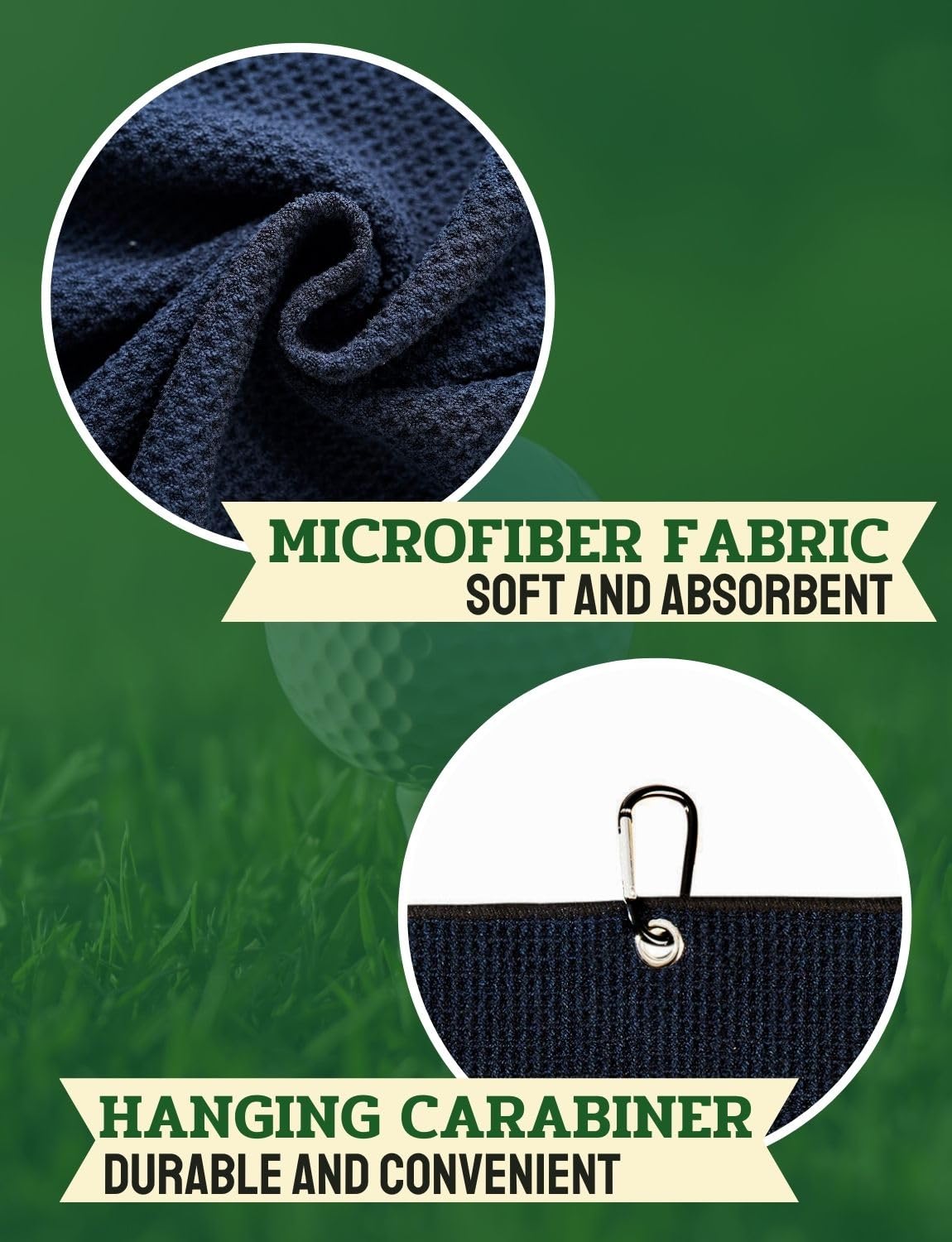 Car Guy Gifts, Gifts for Car Guys - 40 x 60cm Microfiber Golf Towel for Golf-Bags for Birthday, Christmas, Father's Day