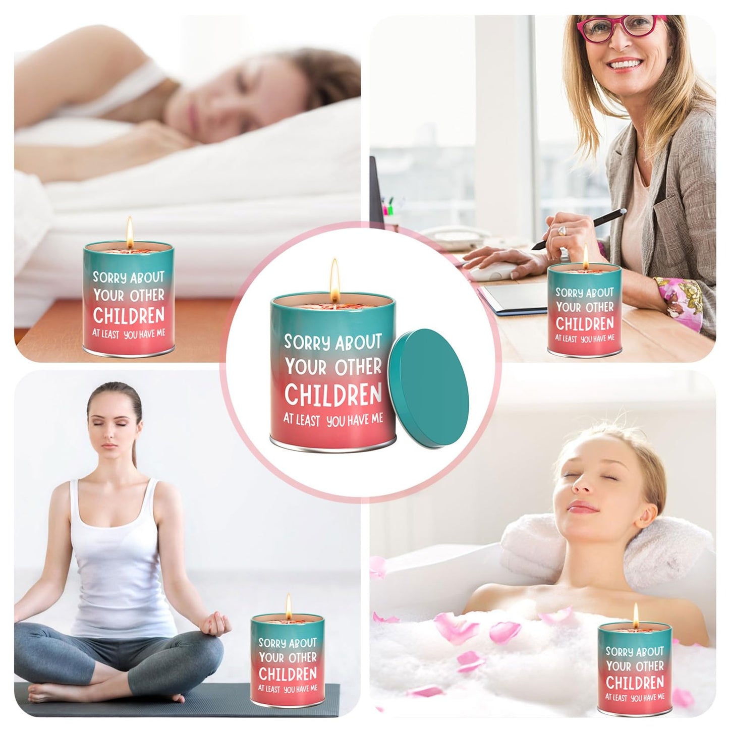 Christmas Birthday Gifts for Mom from Daughter Son Kids, Stocking Stuffers Mothers Day Gifts for Mom, Funny Gift Ideas, Anniversary Mother Presents,9oz Scented Candles
