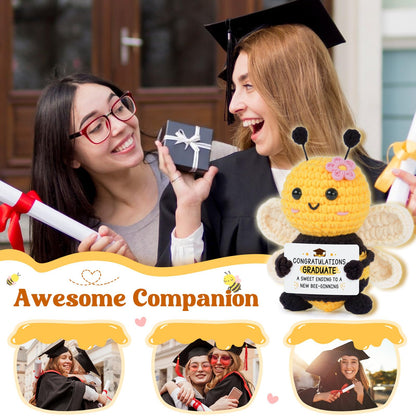 Graduation Gifts for Her, Unique Graduation Gifts for Graduate, Colleage University Graduate Present for Daughter, Student, Friends Classmate - Home Collectible Decor Crochet Bee