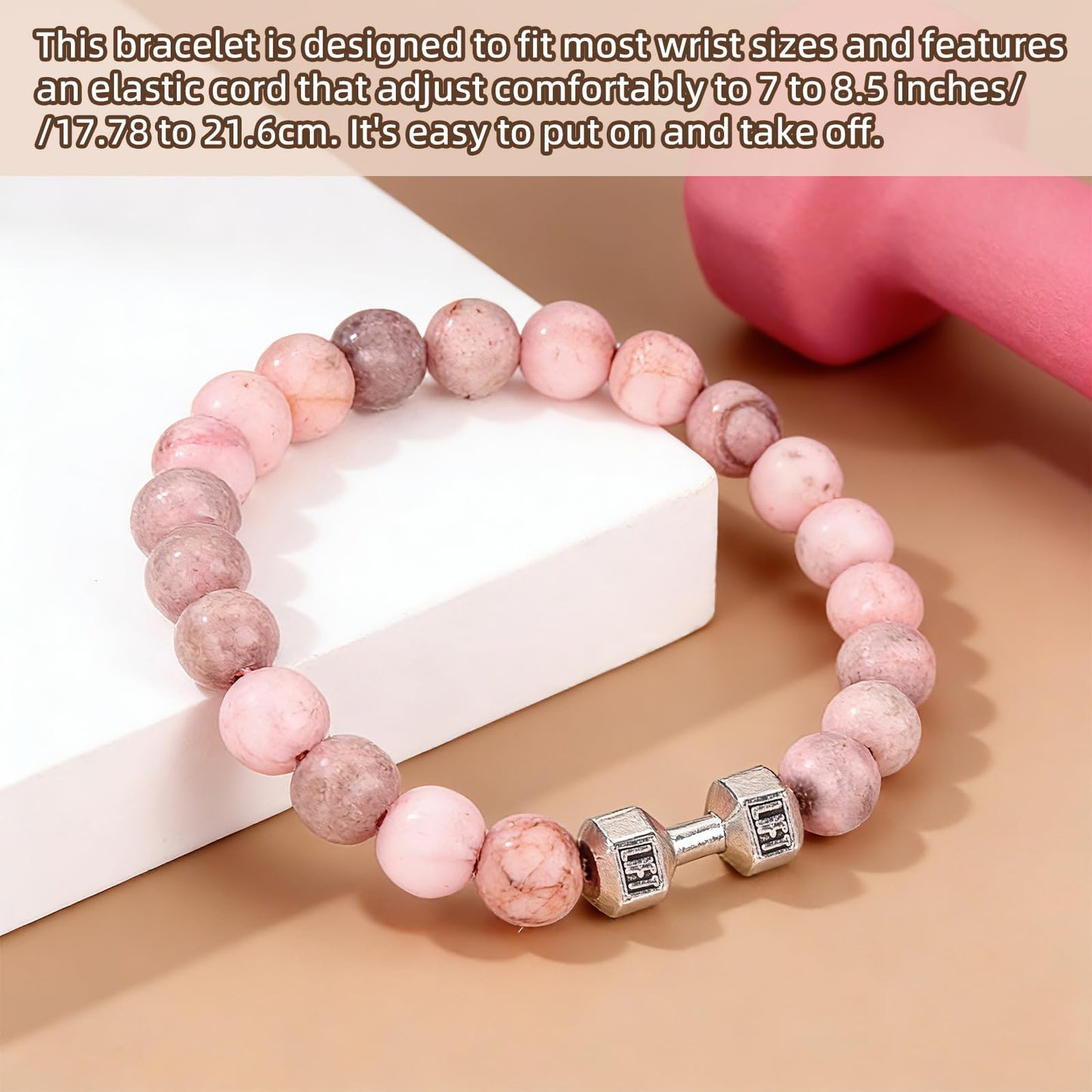 Mikovivi Weighted Bracelet for Women, Adjustable Workout Gifts Accessories with Card for Exercises Weightlifting Sports Fitness