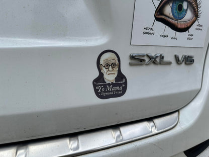 Funny Psychology Magnet, Sigmund Freud Yo Mama Joke, Funny Psychology Gift
