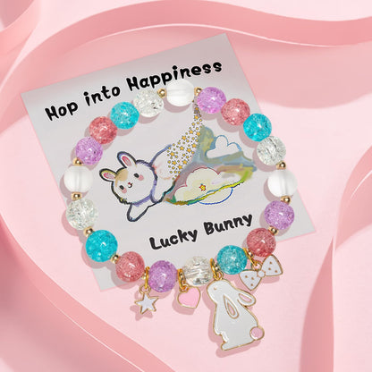 Easter Bracelets Basket Stuffers Essentials Egg Fillers Filled For Women 2026 Teens Cute Bunny Charm Decorations Accessories Gifts Rabbit Presents For Adults Female Style
