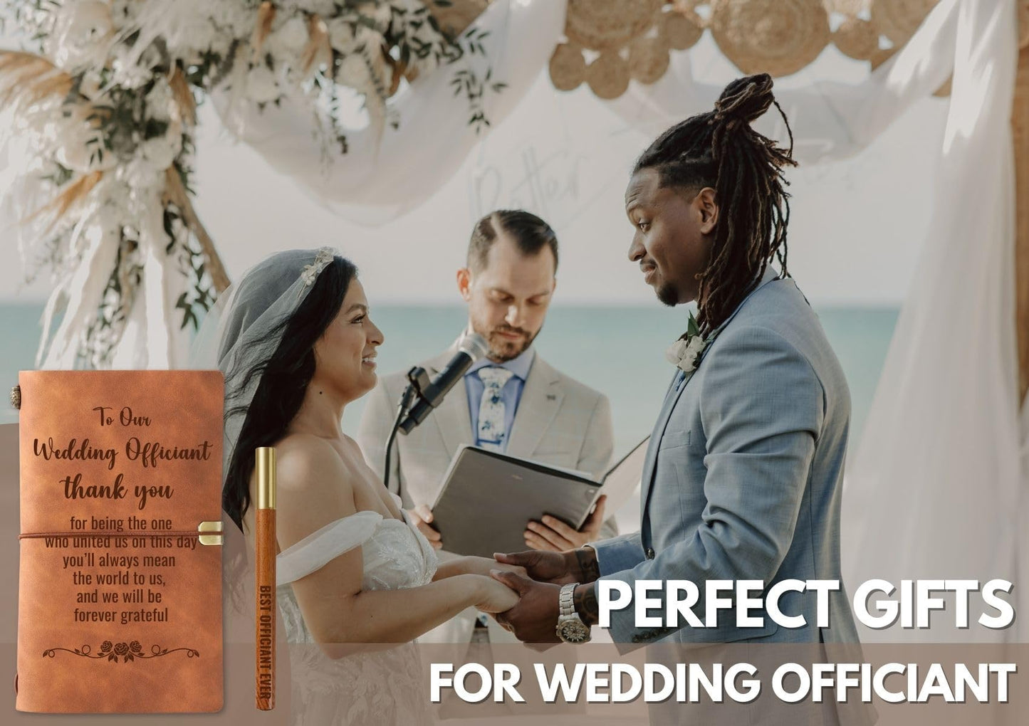 InnoBeta Officiant Gift, Journal Gift for Wedding Officiant, Appreciation Gift for Wedding Officiant, Best Wedding Offician Gifts, Officiant Wedding Gift Ideas