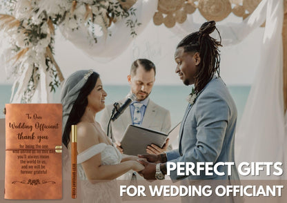 InnoBeta Officiant Gift, Journal Gift for Wedding Officiant, Appreciation Gift for Wedding Officiant, Best Wedding Offician Gifts, Officiant Wedding Gift Ideas