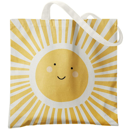 Cute Tote Bags, Sunshine Canvas Tote Bag for Women, Funny Sun Tote Bag, Sunshine Gifts for Women, Sunshine Reusable Grocery Bags Shopping Bags