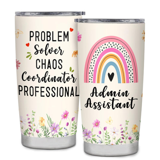 Administrative Assistant Gifts Administrative Professional Day Birthday Retirement Appreciation for Admin Assistant Tumbler Mug Cup 20oz