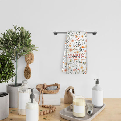 Meme Kitchen Towels, Meme Gifts, Meme Dish Towels, Meme Gifts Grandma, Grandma Mothers Day Birthday Gifts for Meme, Meme Hand Tea Towels for Bathroom Kitchen Decor, 16x24 Inches