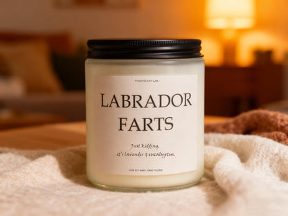 Labrador Retriever Gifts, Labrador Gifts for Women, Dog Mom Gift for Women - Lavender & Eucalyptus, Crafted by Natural Soy Wax & Natural Essential Oils, 7OZ
