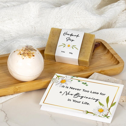 New Beginnings Gifts for Women, Farewell Gifts For Coworkers, Leaving Going Away, New Job Basket for Employee Friends Mom Sister, Goodbye, Good Luck, Graduation, Break Up, Divorce Self Care Box
