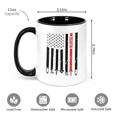 Male Nurse Gifts 11oz Mug, Nurse Gifts for Men, Male Nurses Week Gift, Nurses Appreciation Gift, Best Nursing Student Coffee Mug