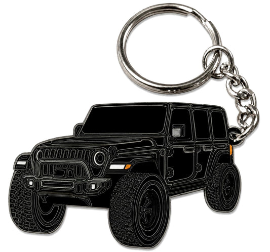 Jeep Wrangler Keychain - Officially Licensed Jeep Rubicon Accessories JL Key Chain JKU 2024 2023
