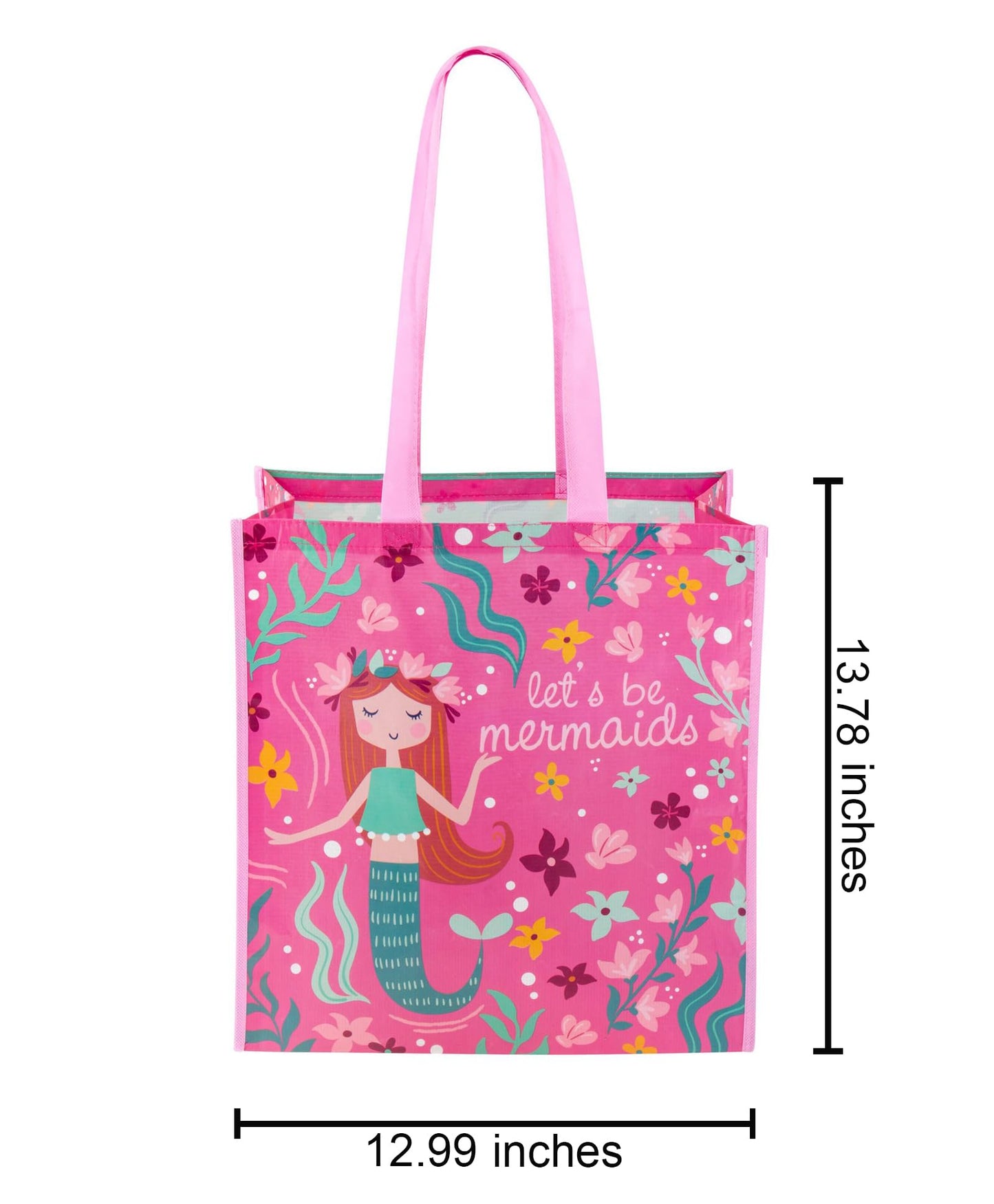 Stephen Joseph, Large Recycled Gift Bag with Handles, Kids Reusable Birthday Party Gift Bag, Shopping Bag