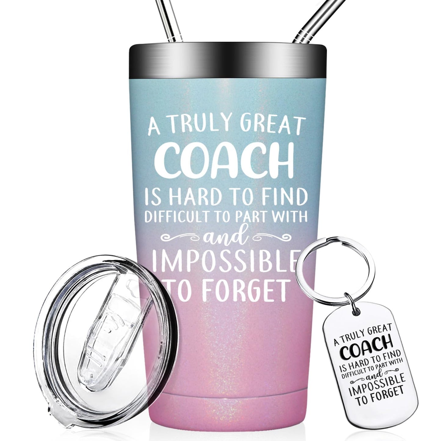 Coach Gifts for Men - Baseball, Soccer Coach Gift - Christmas Cheer Coaches Gifts - Football, Basketball, Swim Coaches Appreciation Gift - Tumbler 20oz