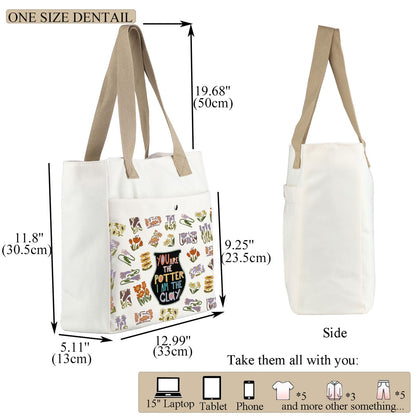 MBMSO Pottery Tote Isaiah 64:8 Pottery Artist Gift for Ceramic Lover You Are the Potter I Am the Clay Gift for Pottery Makers