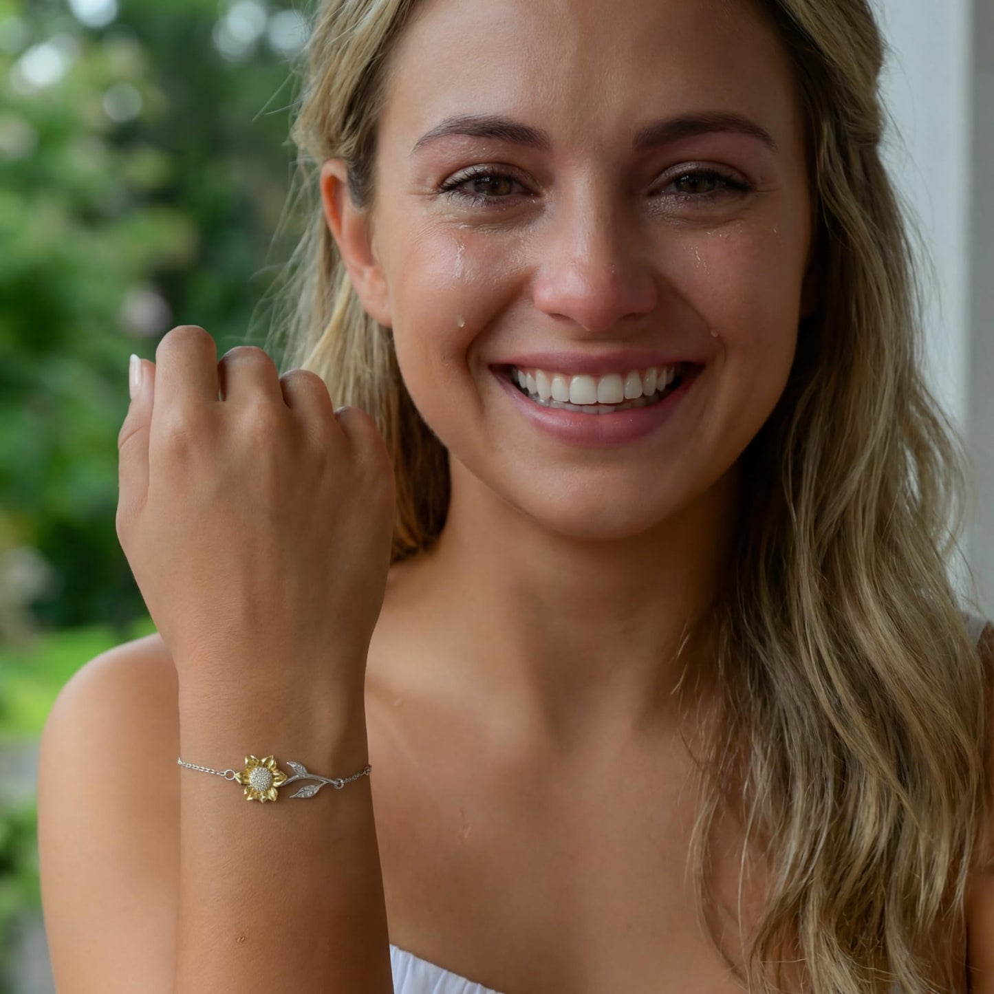 Love You This Much Daughter In Law 18k Gold Plated Sunflower Necklace | Future Daughter in Law Birthday Gifts from Mother in Law | 16-18" Adjustable | Luxury Gift Box