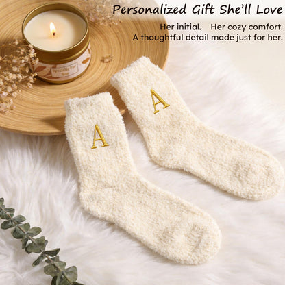 M Personalized Gifts for Women - Initial Cute Hair Clips + Glass Cups w/Lids Straws, Makeup Bag Monogrammed Gifts for Women，Unique Ideas Birthday Gift for Her, Christmas & Bridesmaid Gift