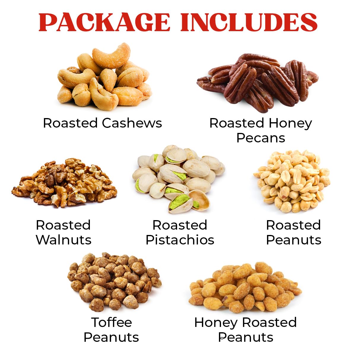 Mothers Day Nuts gift Basket - Delicious Mixed Cravings Gourmet Collection, Features 7 Sectional Platter with Freshly Roasted Nuts, Mothers Day Gift Basket for Women.