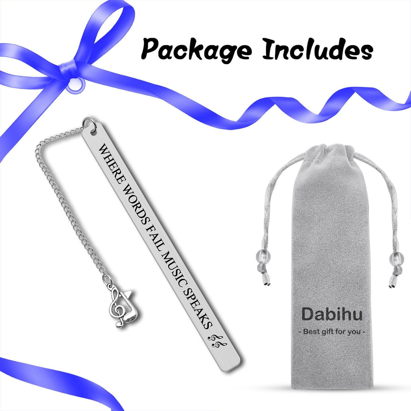 Music Bookmark Gifts Music Lovers Gift Bookmark Gifts for Book Lovers Reading Lovers Daughter Music Note Book Mark Gift for Music Teacher Student Musicians First Day of School Gifts Music Party Favors