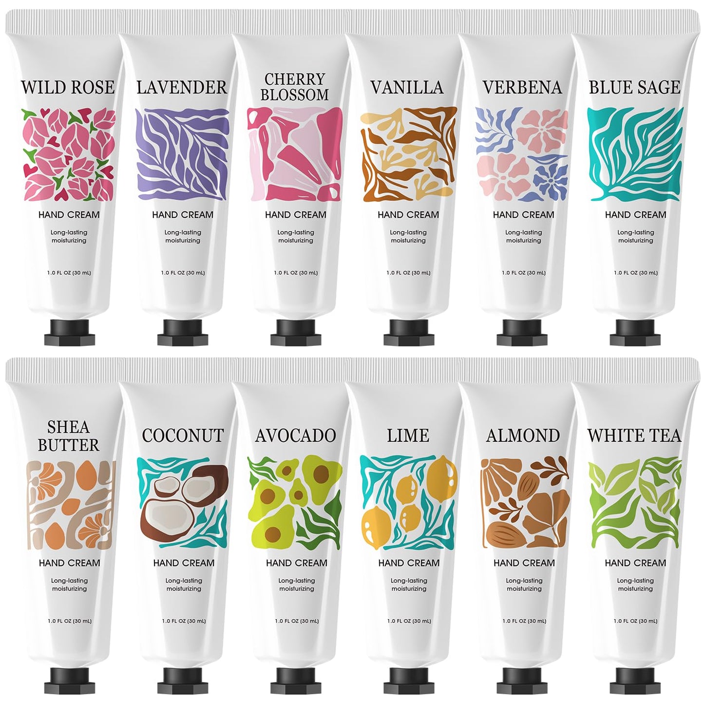 12 Pack Hand Cream Set for Dry Hands,Mothers Day Gifts Bulk for Mom,Teacher Appreciation Gifts,Nurses Week Gifts,Hand Lotion Travel Size Hand Cream Bulk Gifts for Women,Bridesmaid Gifts Party Favors
