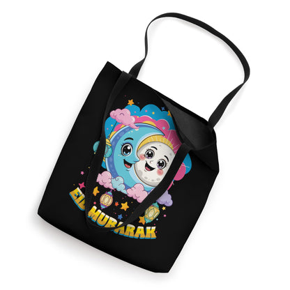 Eid Mubarak Happy Ramadan Islamic Holiday Muslim Kids Tote Bag