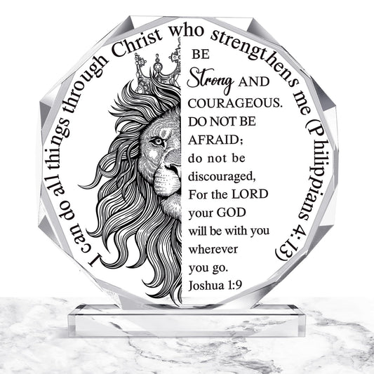 Kigley Christian Gifts for Men Inspirational Spiritual Religious Bible Verses Plaque Thank You Appreciation Gifts Signs Catholic Bible Verses for Fathers Day Office Desk Home Decor(Men)