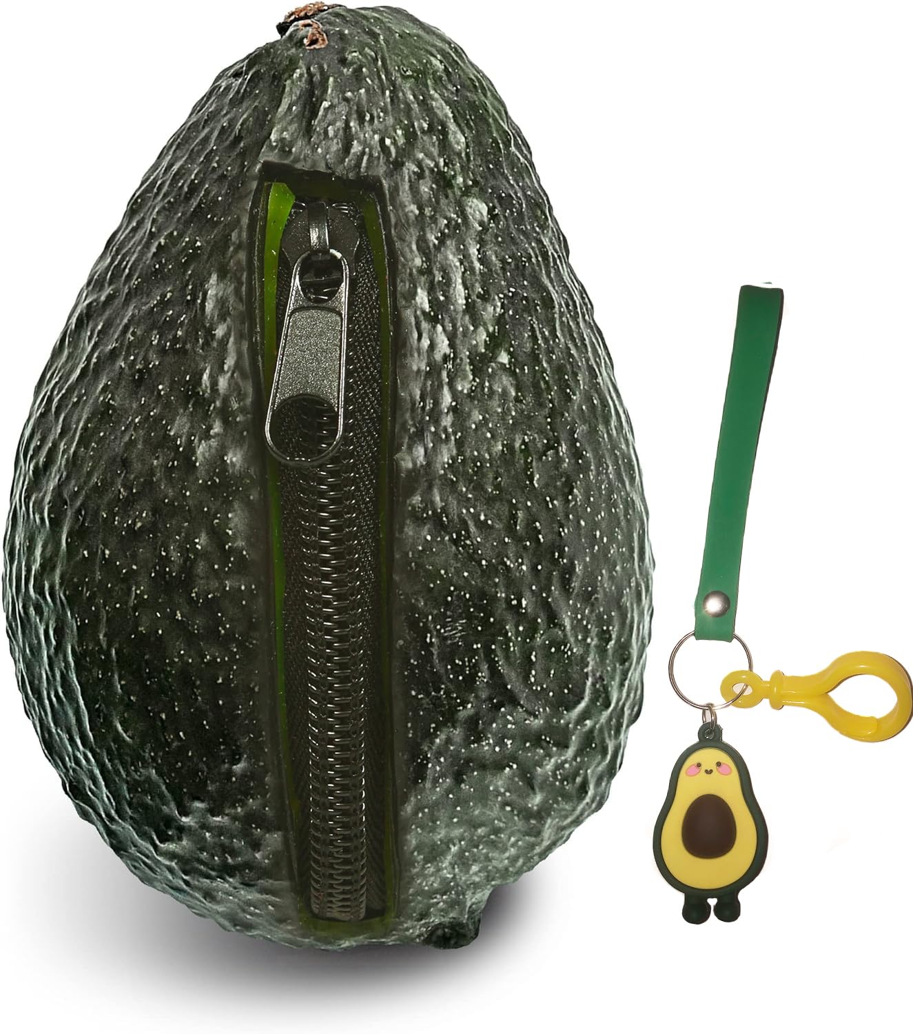Avocado Coin Purse Pouch | Realistic Looking Wallet | Funny Novelty Gifts For Avocado Lover | Avocado Decor Decorations Accessories