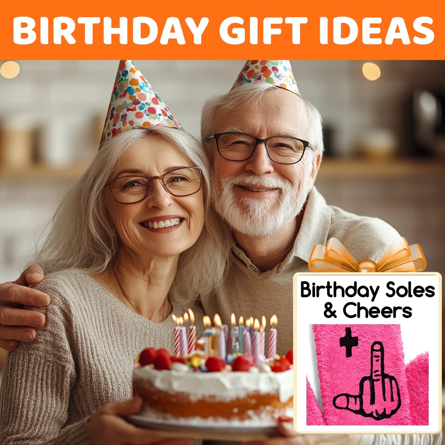 HAPPYPOP 70TH Birthday Gifts for Women - 61 62 63 64 65 66 67 68 69 70 Year Old Bday Socks