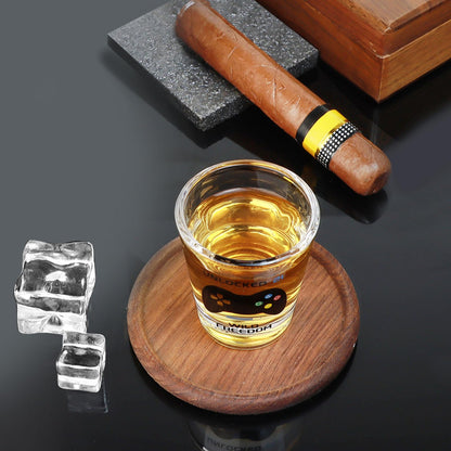 21st Birthday Gifts for Him, Unique Cool Shot Glass, UNLOCKED 21, WILD FREEDOM Print, Ideal 21st Birthday Gifts for Men