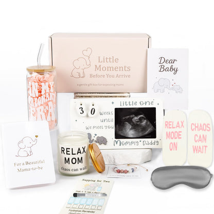 Pregnant Mom Gifts for Mom to Be – Thoughtful Pregnancy Gift Box with Self Care and Keepsakes, Ideal for First Mother’s Day or Gift for Pregnant Wife