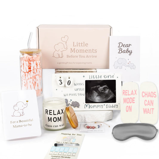 Pregnant Mom Gifts for Mom to Be – Thoughtful Pregnancy Gift Box with Self Care and Keepsakes, Ideal for First Mother’s Day or Gift for Pregnant Wife