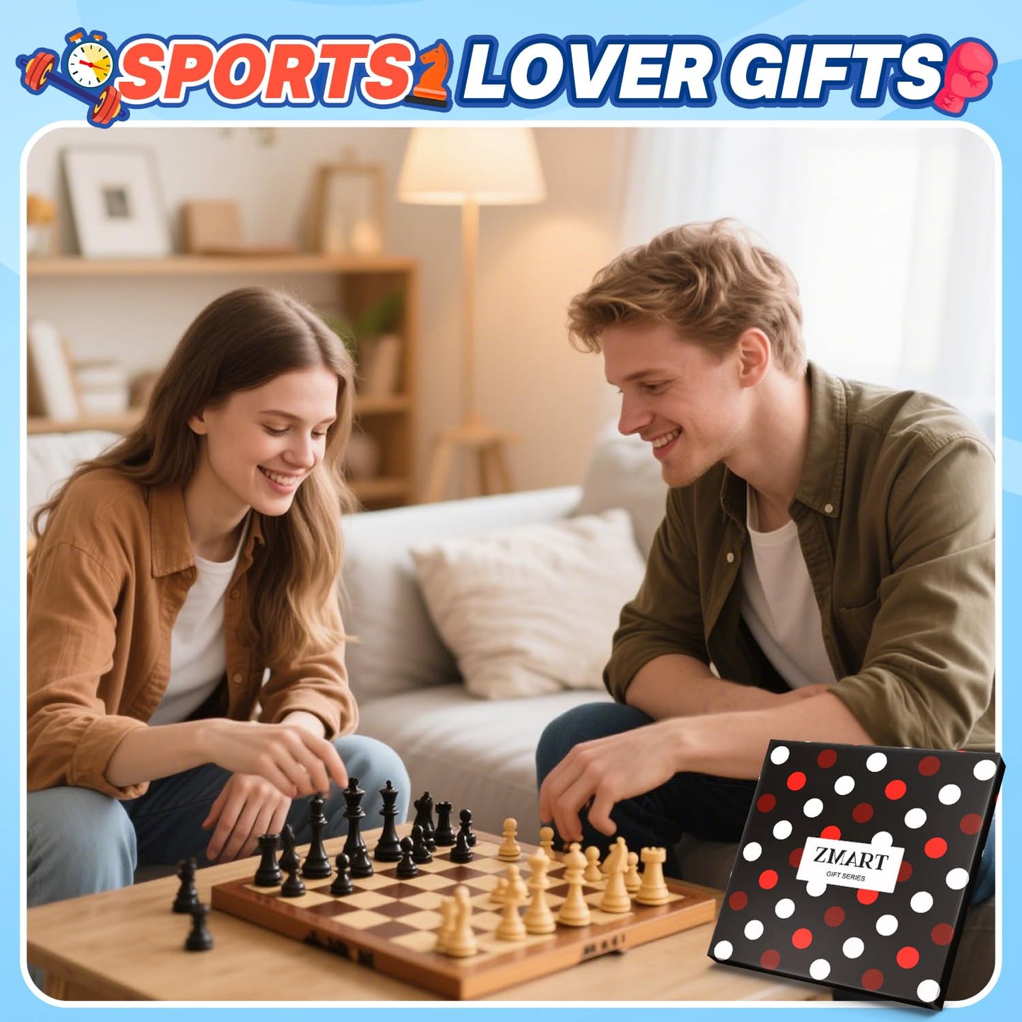 Zmart Funny Gifts for Men Women - Art Gym Lifting Weed Yoga Running Wrestling Chess Socks