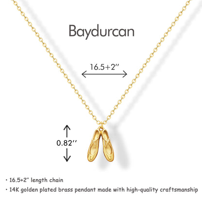 Baydurcan 14K Golden Plated Pendant Necklaces for Women - Cross and Sacred Heart Frog Ghost Cheer Cowgirl Gifts for Friend Sister Daughter Couple, Birthday, Christmas, Graduation Gifts