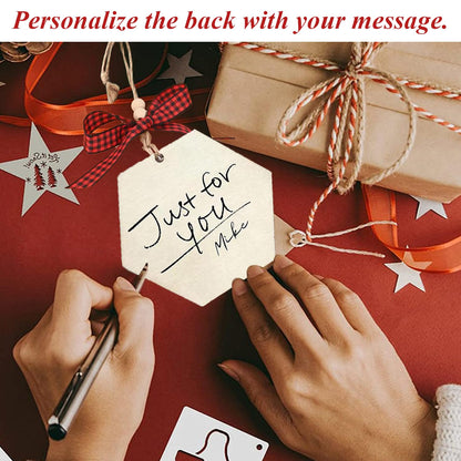 House Warming Gifts New Home - Customizable Housewarming Gifts for Women, Men, Couple, Homeowner, 2026 New Home Gift Ideas, Realtor Closing Gift, Wooden Ornament, New Beginnings Gifts
