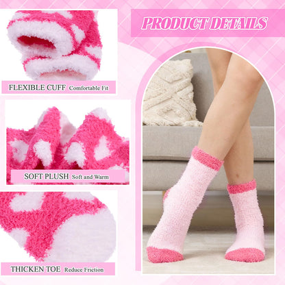 Landical Galentine's Day Gift Include Velvet Hair Scrunchies Plush Socks Bracelets Greeting Cards Gift Bags for Girls Women Galentine's Day Girl's Night Bachelorette Party Supplies