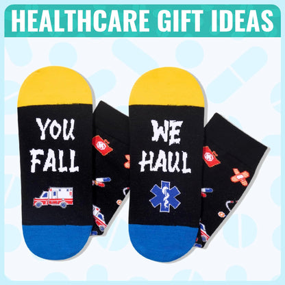 Zmart EMT Doctor Gifts for Men - EMS Week Gifts, Paramedic Gift for Women, EMT Doctor Socks