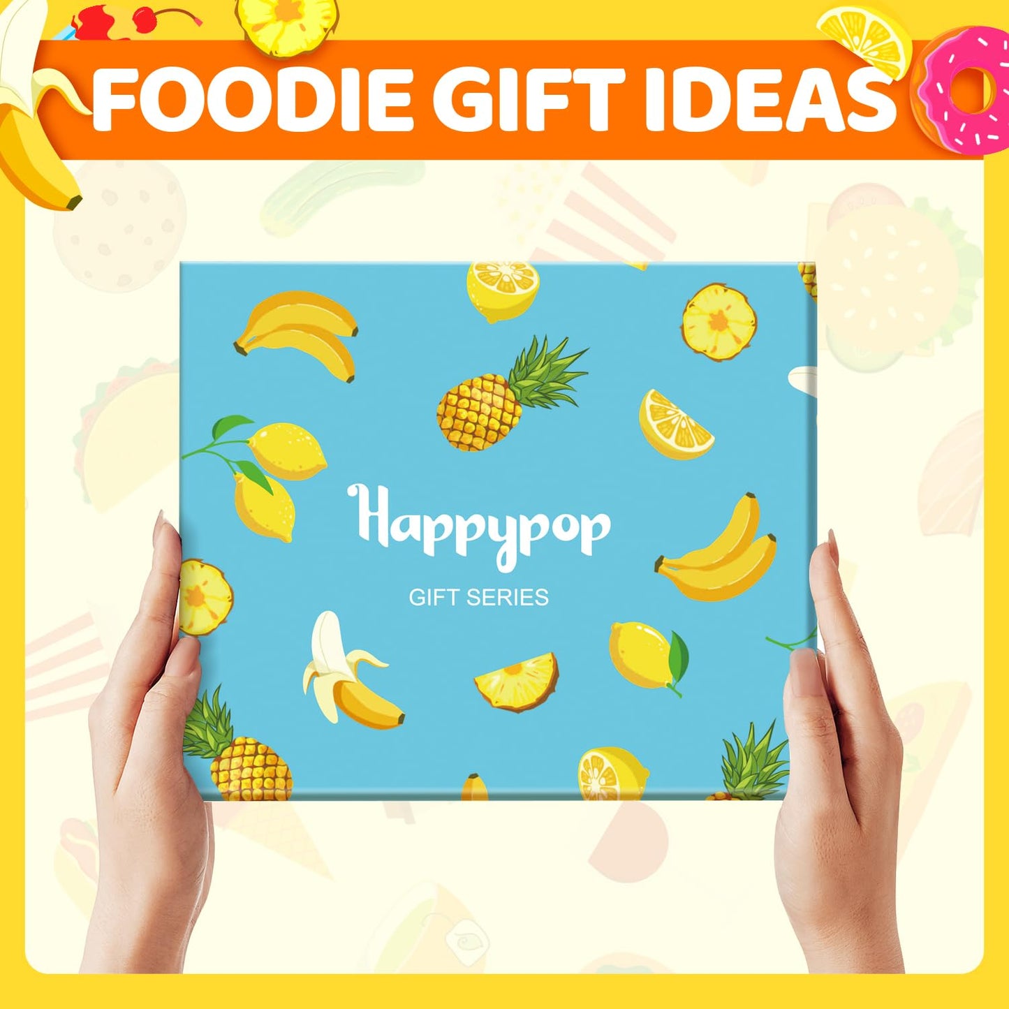 HAPPYPOP Funny Fruit Gifts - Avocado Pineapple Banana Strawberry Socks for Women Men