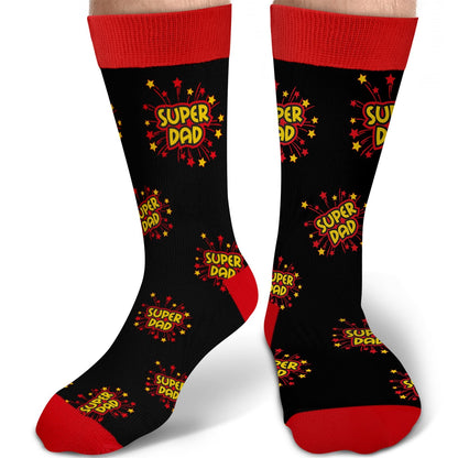 Fathers Day Dad Gifts from Daughter Son Kids Wife: Birthday Gifts for Him Husband Dad Christmas Stocking Stuffers for Men,Funny Socks Gift