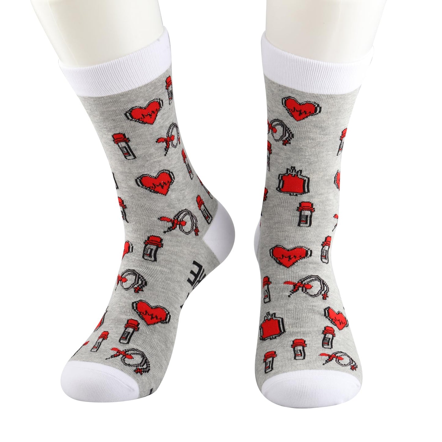 G2TUP Phlebotomist Socks Phlebotomy Technician Gift Don't Panic I'm a Friendly Vampire I Mean Phlebotomist Socks