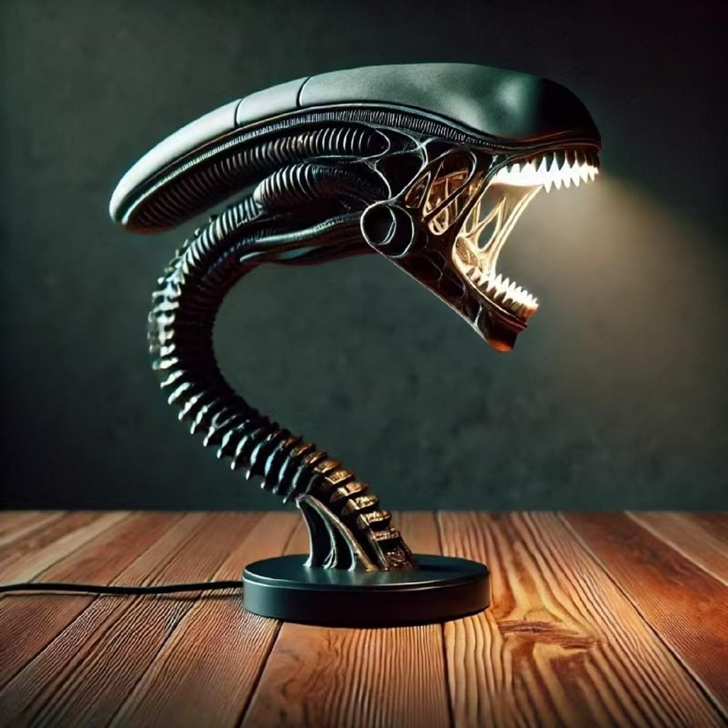 LED Desk Lamp Alien Lamp Novelty Night Light, Children's Room Desktop Reading Light,Child Room Decoration Light, Suitable for Children's Holiday Gift Science Fiction Enthusiasts